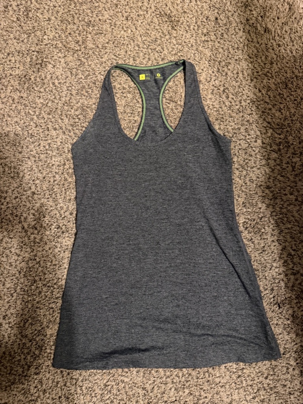 Xersion Charcoal Gray Racerback Athletic Tank Top Work Out